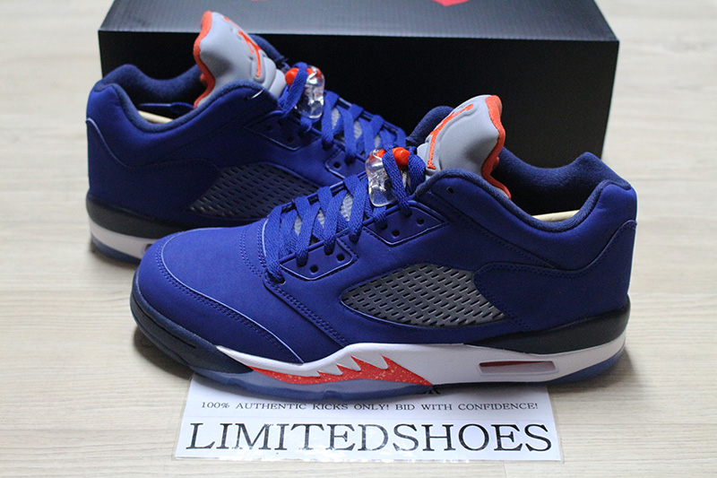 DD0587-141 Nike Air Jordan 5 Retro Dark Concord White Black