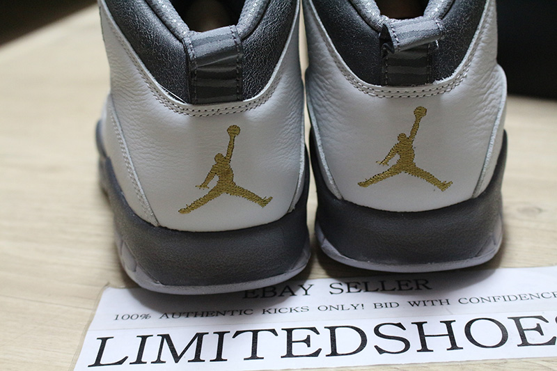 NIKE AIR JORDAN X 10 RETRO CITY PACK LONDON GREY 310805-004 NIKE AIR JORDAN X 10 RETRO CITY PACK LONDON GREY 310805-004