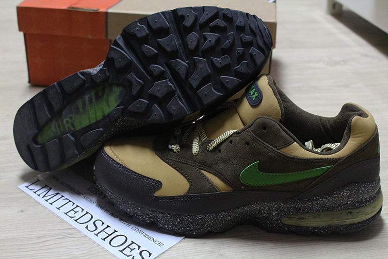 NIKE AIR MAX BURST STORM VENEER GREEN GOLD BROWN 305608-231