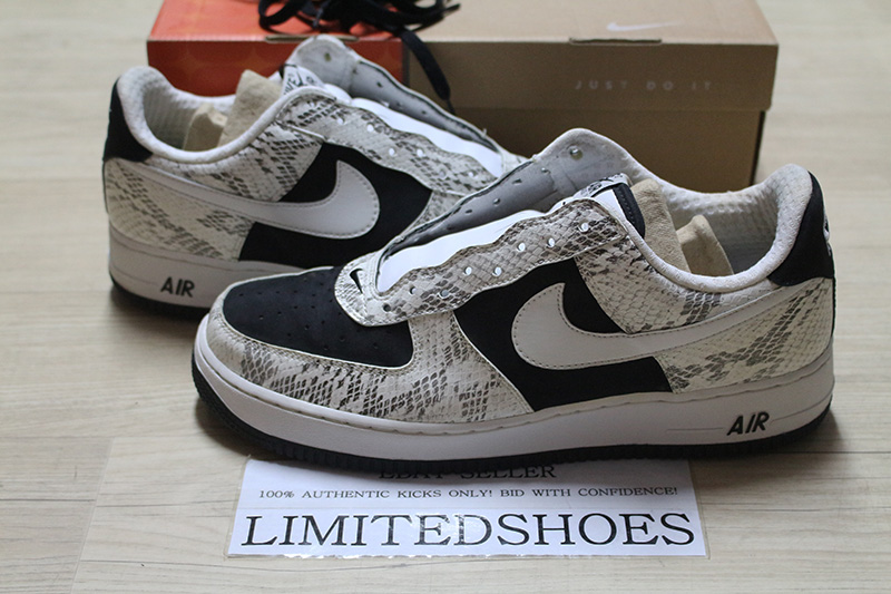 nike air force 1 snakeskin white