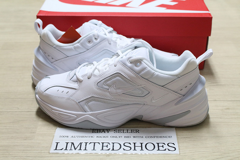 nike m2k tekno triple white