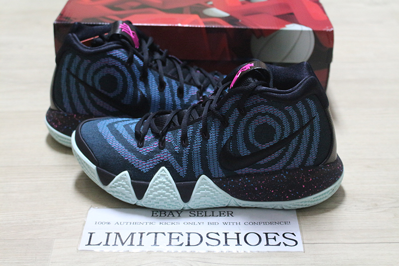 kyrie 4 black fuchsia