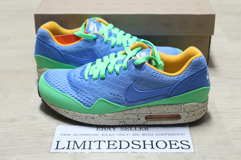 NIKE AIR MAX 1 EM BEACHES OF RIO BLITZ BLUE GREEN 554718-443 Mens atmos  safari | eBay