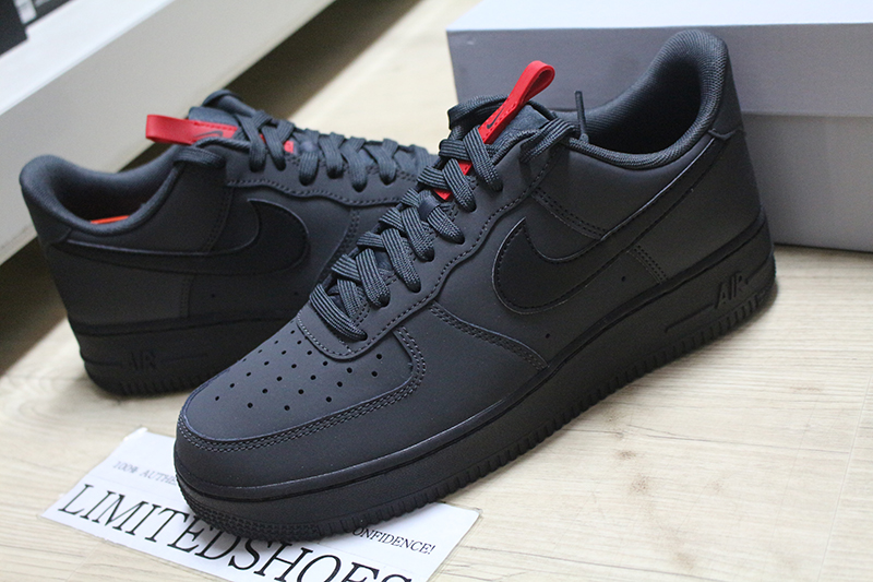 air force 1 anthracite university red