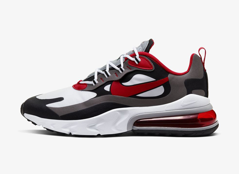 nike 270 black white and red
