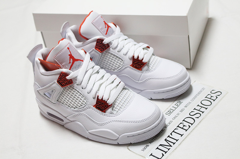 white & orange 4s