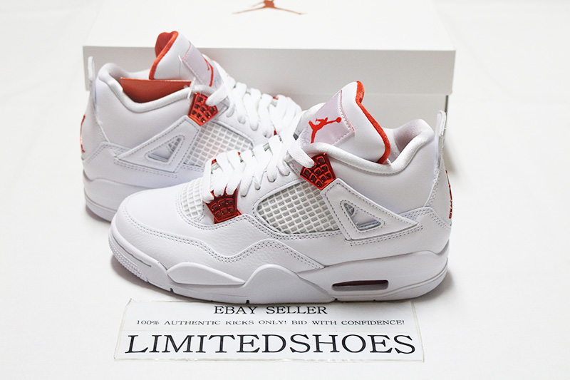 white & orange 4s