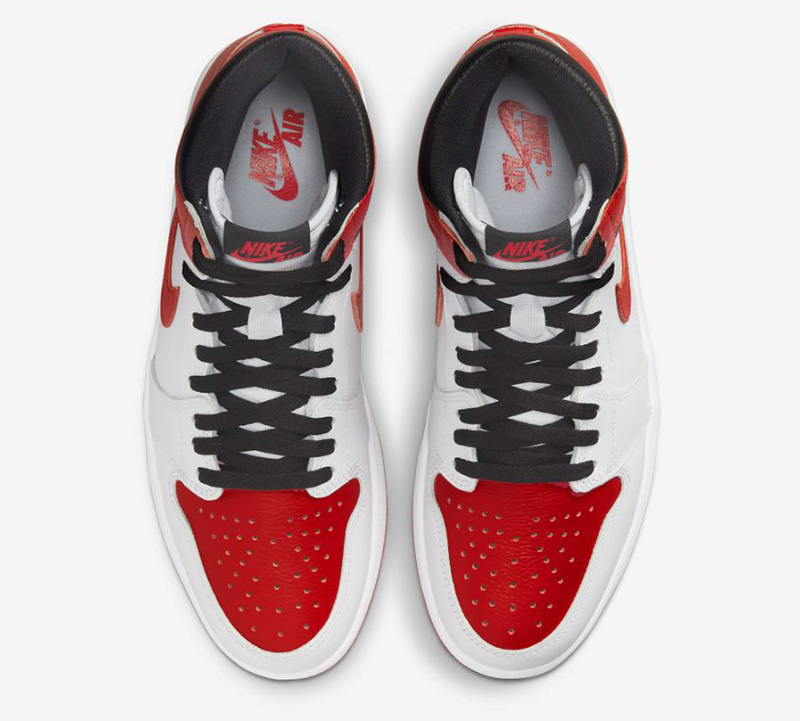 2022 Nike Air Jordan 1 Retro High OG Heritage White Red 2022 Nike Air Jordan 1 Retro High OG Heritage White Red