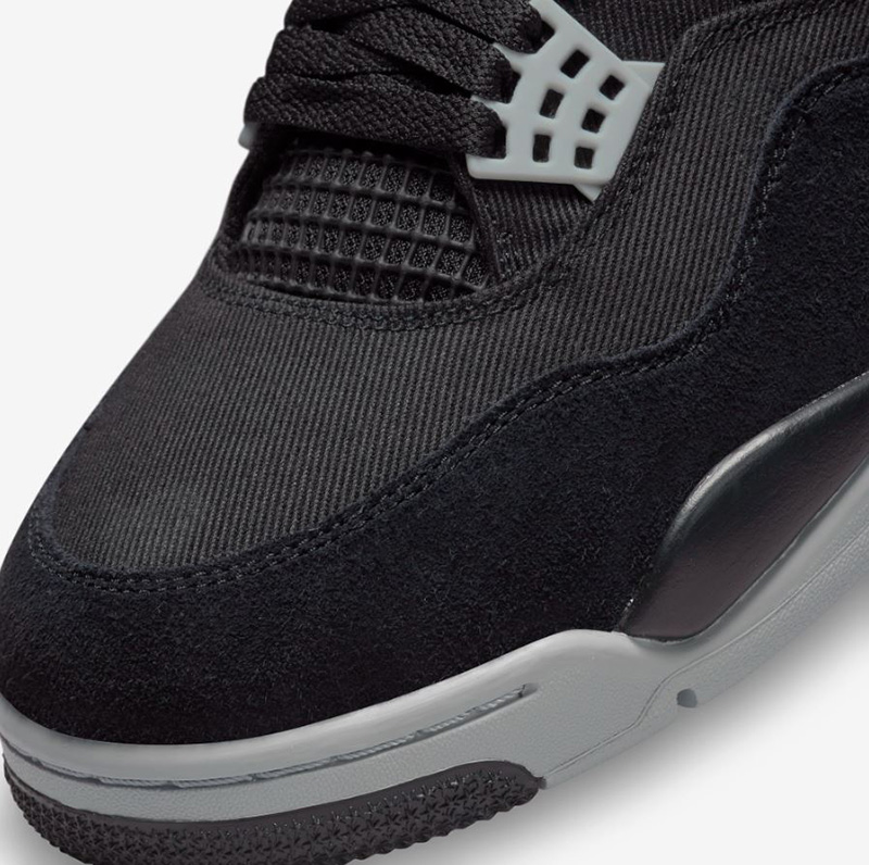 2022 Nike Air Jordan 4 IV Retro Black Light Steel Grey White